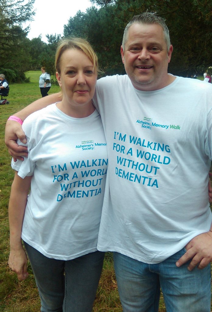 Natasha Dowen and husband - Memory Walk 04.09.16