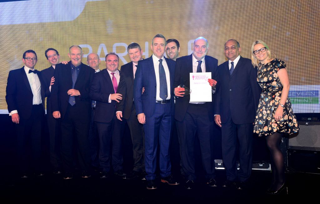 Severn Trent Water "Awesome Awards ceremony - Barhale awarded gold award for "Supplier of the Year"